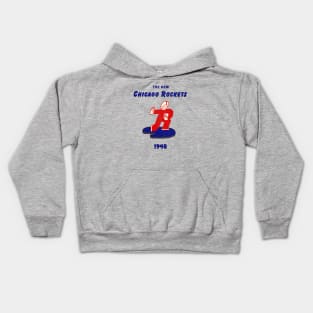 Defunct Chicago Rockets Football 1948 Kids Hoodie